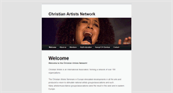 Desktop Screenshot of christianartists-network.org